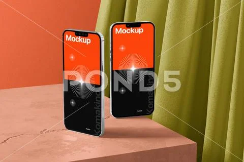 Smartphone UI Screen Mockup Modèle PSD