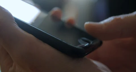 Smartphone unlock fingerprint security Stock-Footage 106367779