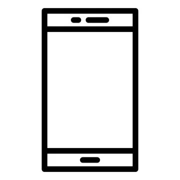 Smartphone Vector Icon Design Illustration Stock Illustration