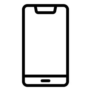 Smartphone Vector Icon Design Illustration Stock Illustration