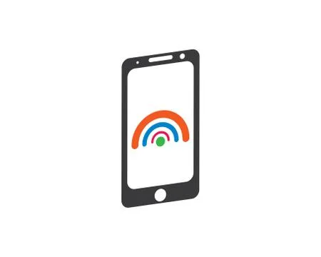 Smartphone vector icon Stock Illustration