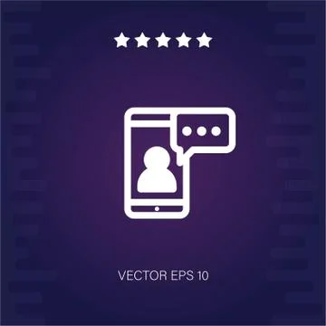 Smartphone vector icon Stock Illustration