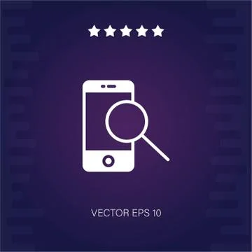 Smartphone vector icon Stock Illustration