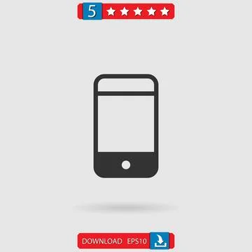 Smartphone vector icon Stock-Illustration