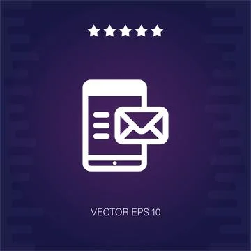 Smartphone vector icon Stock Illustration