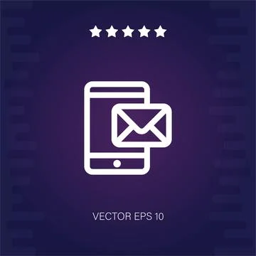 Smartphone vector icon Stock Illustration