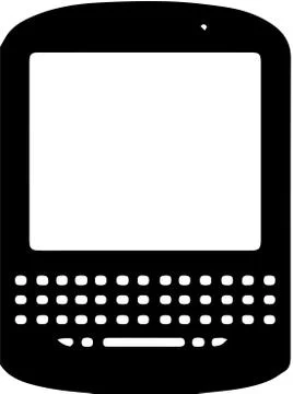 Smartphone vector on white background Stock Illustration