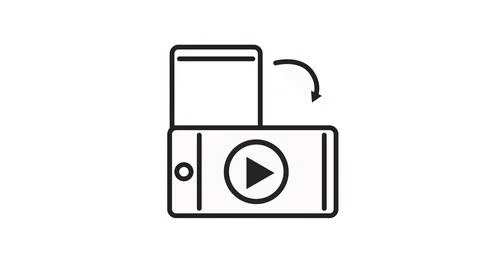 Smartphone Video Icon Stock Illustration