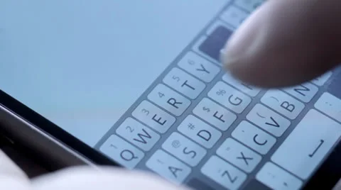Smartphone Virtual Keypad Video stock 22824448