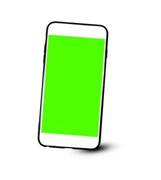 Smartphone on white background clipping path, Mobile Smartphone on white ba.. Stock Photos
