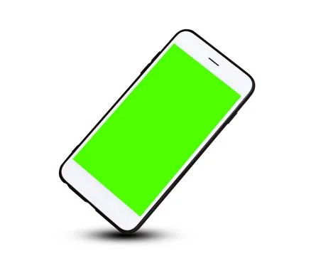 Smartphone on white background clipping path, Mobile Smartphone on white ba.. Stock Photos