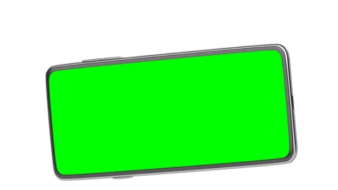 Smartphone on white background Video stock 134673908