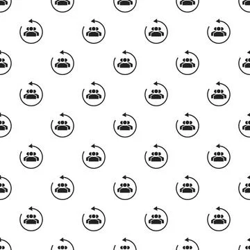 Smartphone wireless lock pattern seamless Stock Illustration