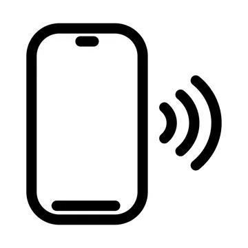 Smartphone Wireless Payment- Mobile Banking Transaction Icon Stock Illustration