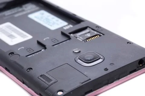 Smartphone without cover Stock Photos