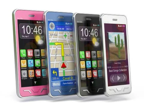 Smartphones Stock Illustration