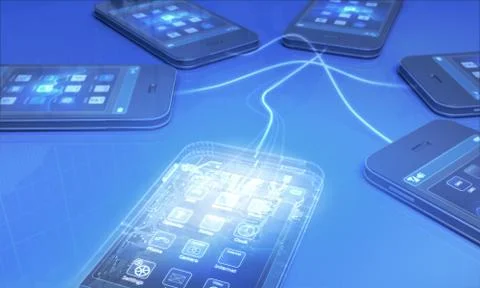 Smartphones Stock Illustration
