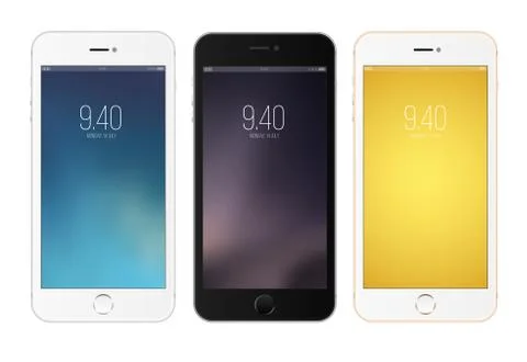 Smartphones Illustrazione stock