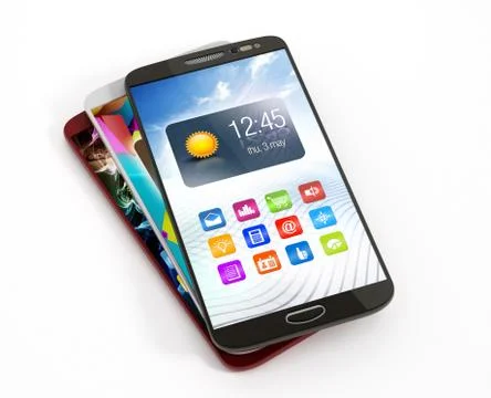 Smartphones Stock Illustration