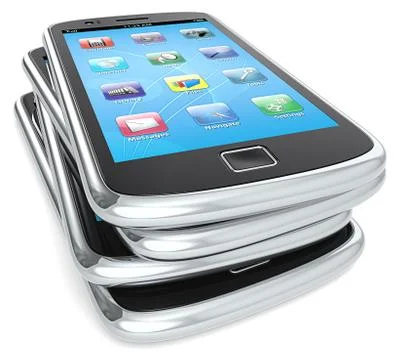 Smartphones. Stock Illustration