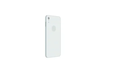 Smartphones rotate on white Video stock 99349988
