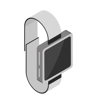 Smartwatch accessory icon Illustrazione stock