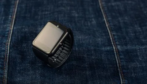 Smartwatch  black Stock Photos