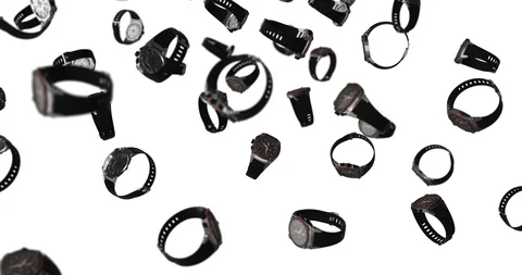 Smartwatch falling Stock Footage 88556115