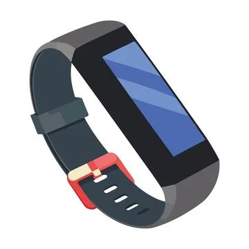 Smartwatch gadget digital Illustrazione stock