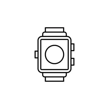 Smartwatch icon. Element of artificial intelligence icon for mobile concept and イラスト素材