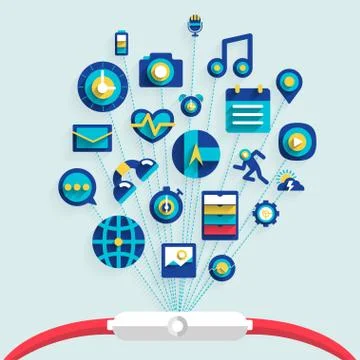 Smartwatch Stock Illustration