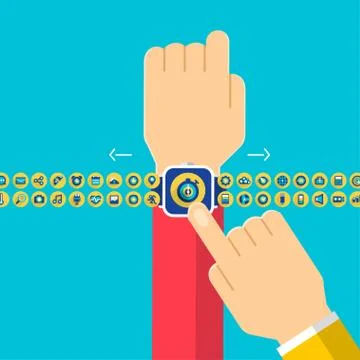 Smartwatch Stock Illustration