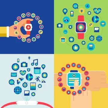 Smartwatch Stock Illustration