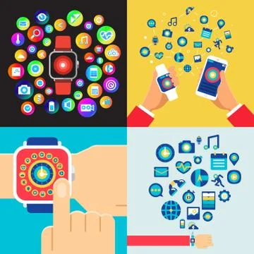 Smartwatch Stock Illustration