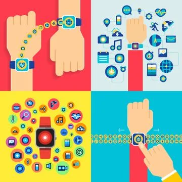 Smartwatch Stock Illustration