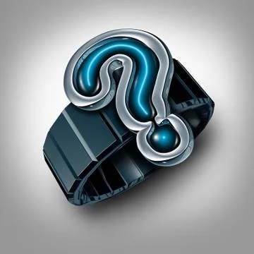 Smartwatch Question 库存插图