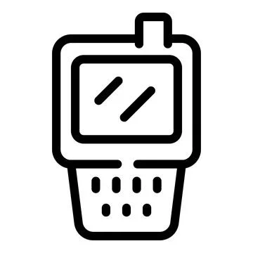 Smartwatch showing time tracking app interface Stock Illustration
