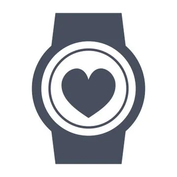 Smartwatch Vector Icon Stock Illustration