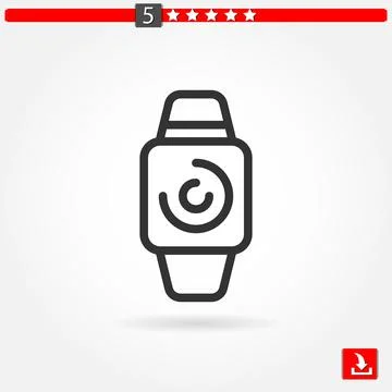 Smartwatch vector icon Stock-Illustration