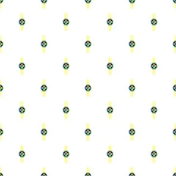 Smartwatch wearable technology pattern creating a seamless background 스톡 일러스트
