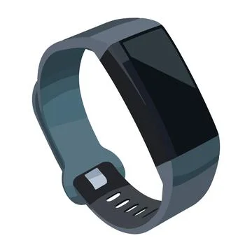 Smartwatch on white background Stock Illustration