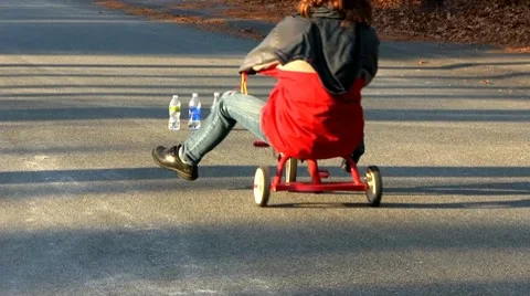 Smash bottle game Stock Footage 10687491