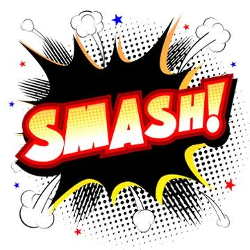 Smash illustration Stock Illustration