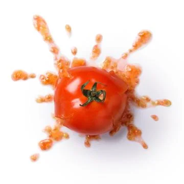 Smash tomato Stock Photos