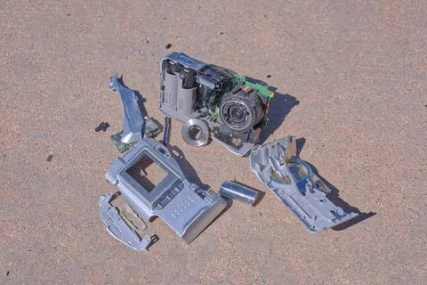 Smashed and Destroyed Digital Camera Stock Photos