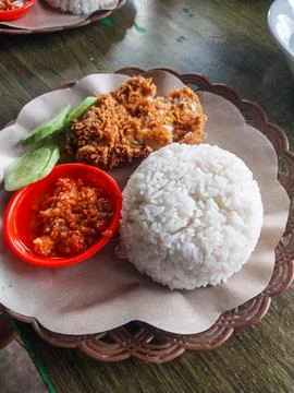 Smashed chicken Stock Photos