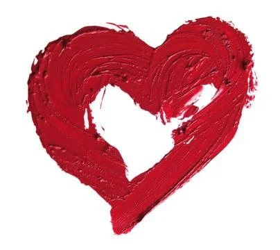Smashed red heart shaped Stock Photos