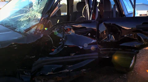 Smashed Vehicle Lens Flare Видео 36806322