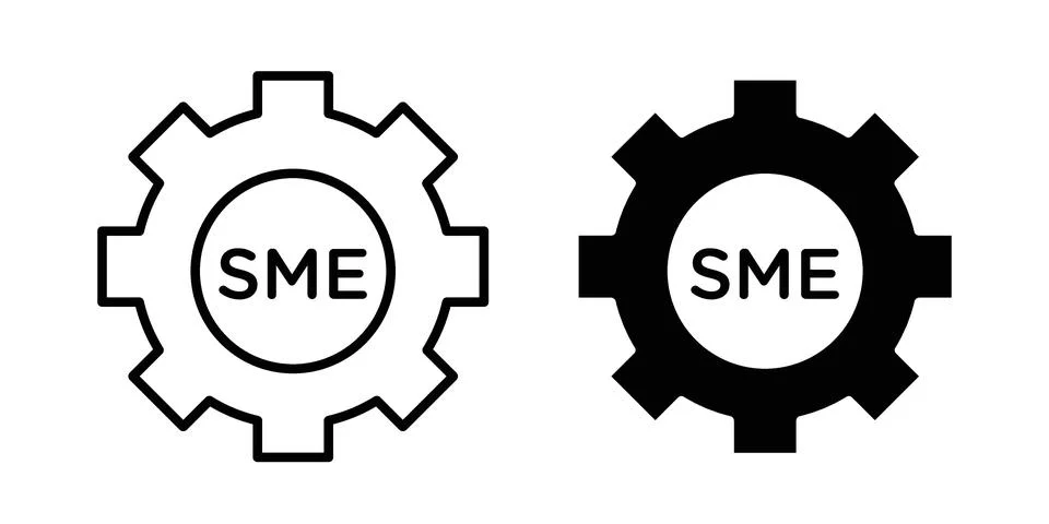 SME icon bundle for website design projects Stock Illustration