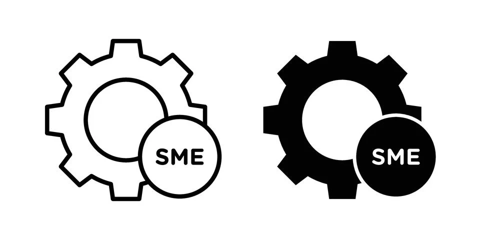 SME icon for web projects Stock Illustration